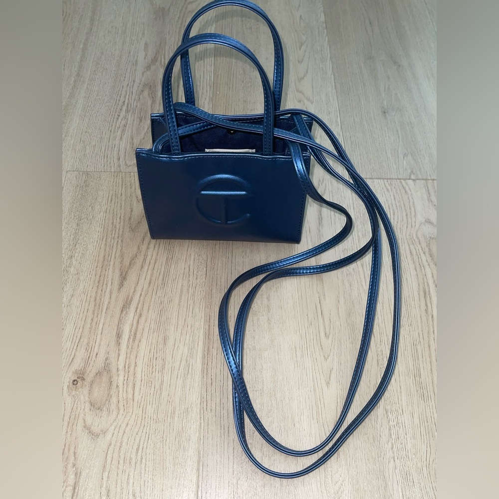 Authentic Telfar “Cobalt Blue” Small Shopping Bag